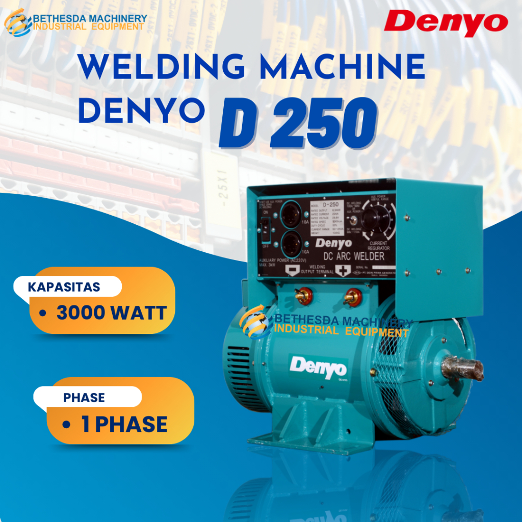 Generator Listrik Las Denyo D250 Alternator Dinamo Las D 250 1 Phase