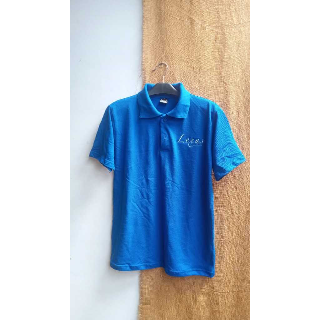 RUMAH KAOS INDONESIA KAOS POLO DEPAN BELAKANG LENGAN PENDEK BORDIR