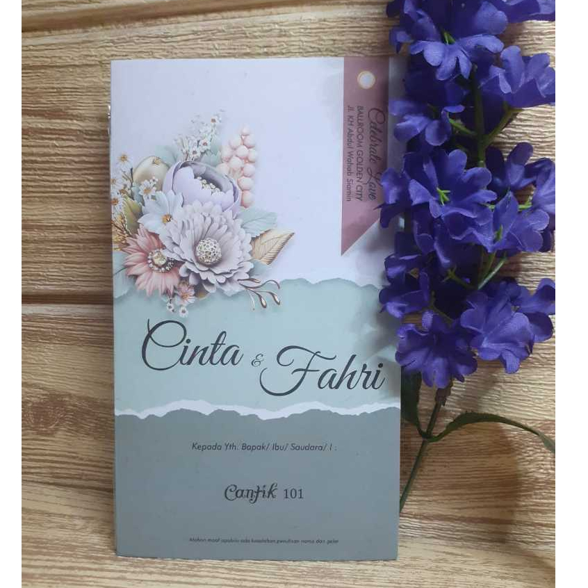 Cetak Undangan Blangko Cantik 101 Murah