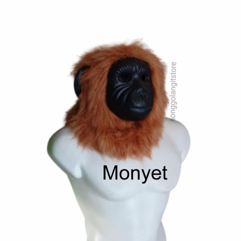Topeng Karakter Monyet Harimau Lucu