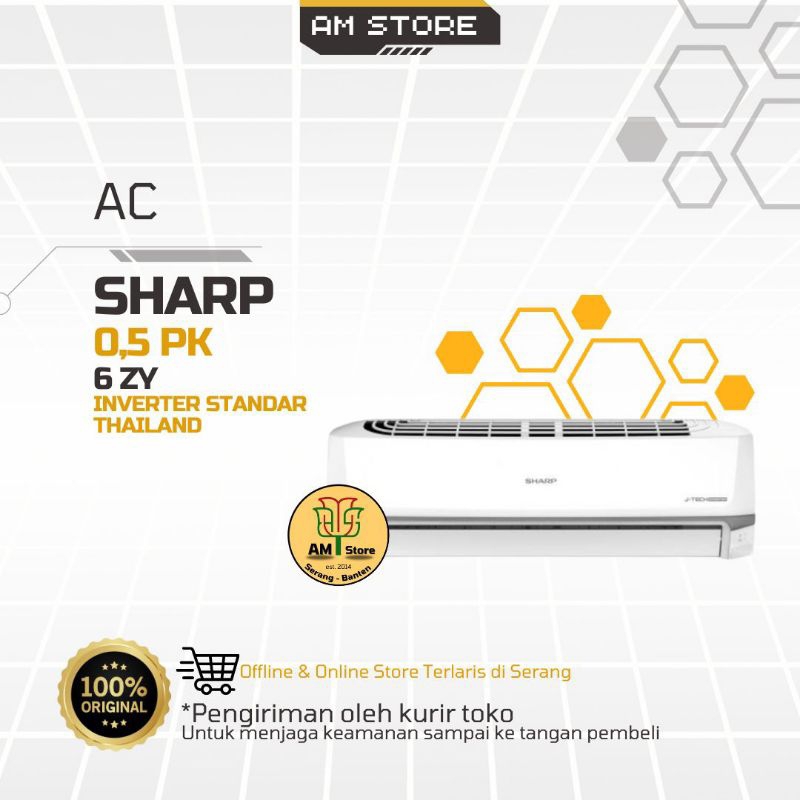 AC SHARP 0,5PK 6 ZY INVERTER STANDAR THAILAND