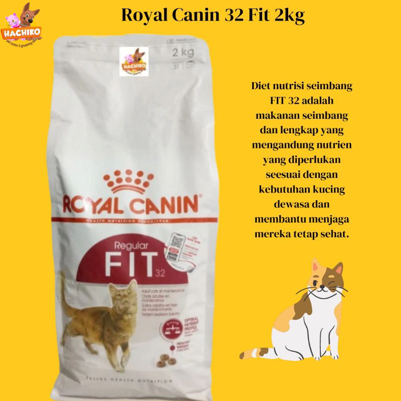 Royal Canin 32 Fit 2kg/Royal Canin Fit 32/Royal Canin Cat/Royal Canin Kucing