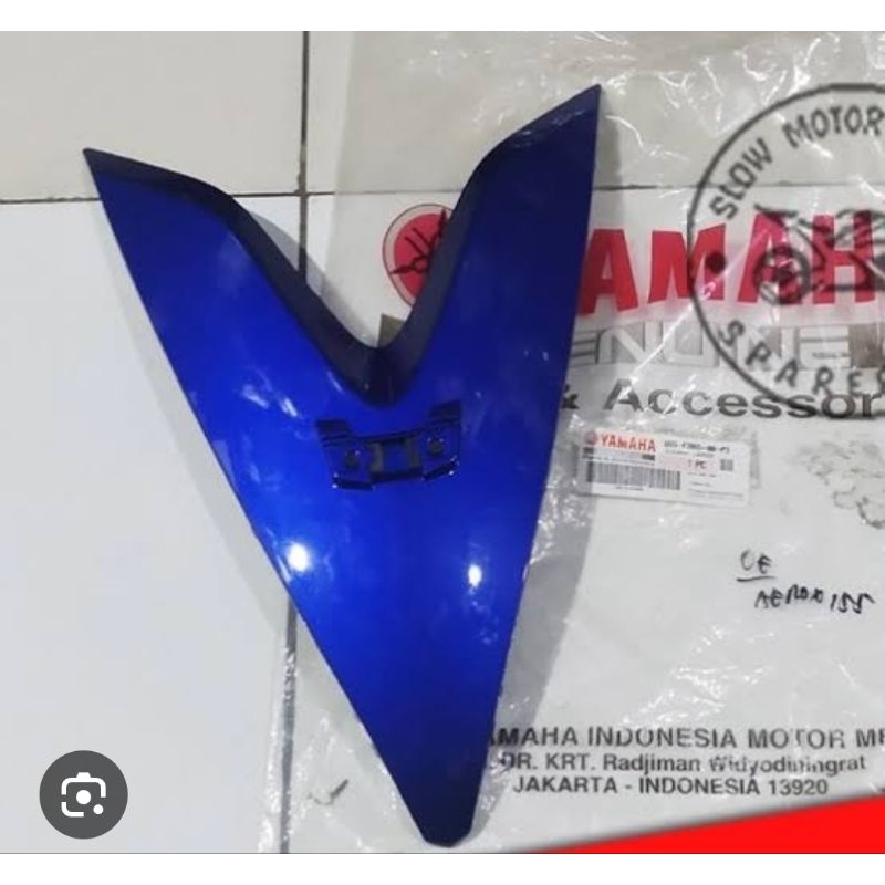 tameng depan aerox 155 old biru ori yamaha