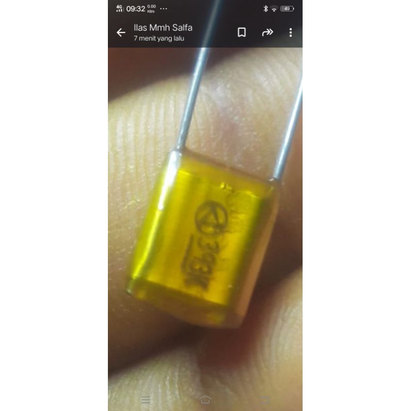 kapasitor capasitor 393k 39nf 100v