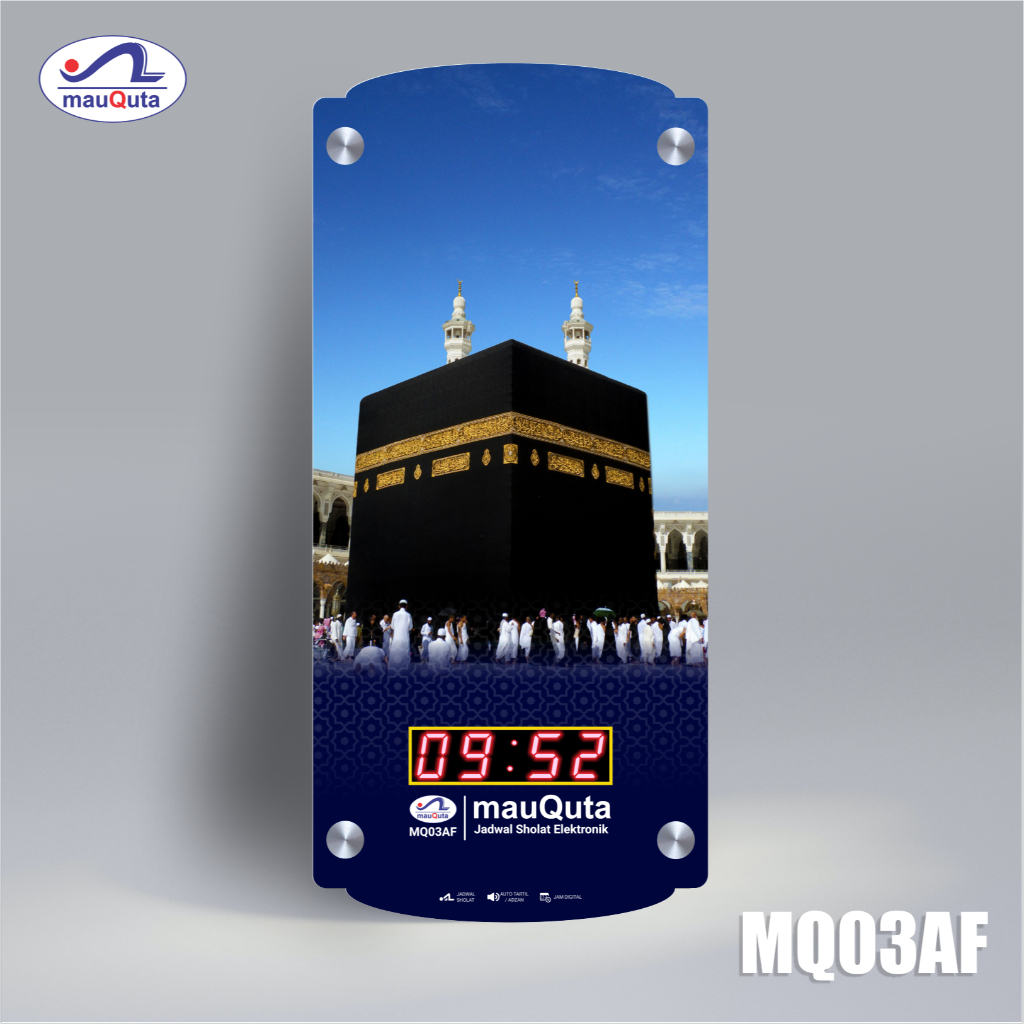 Mauquta MQ-03-AF Jam Digital Jadwal Sholat Adzan Dan Tartil Otomatis