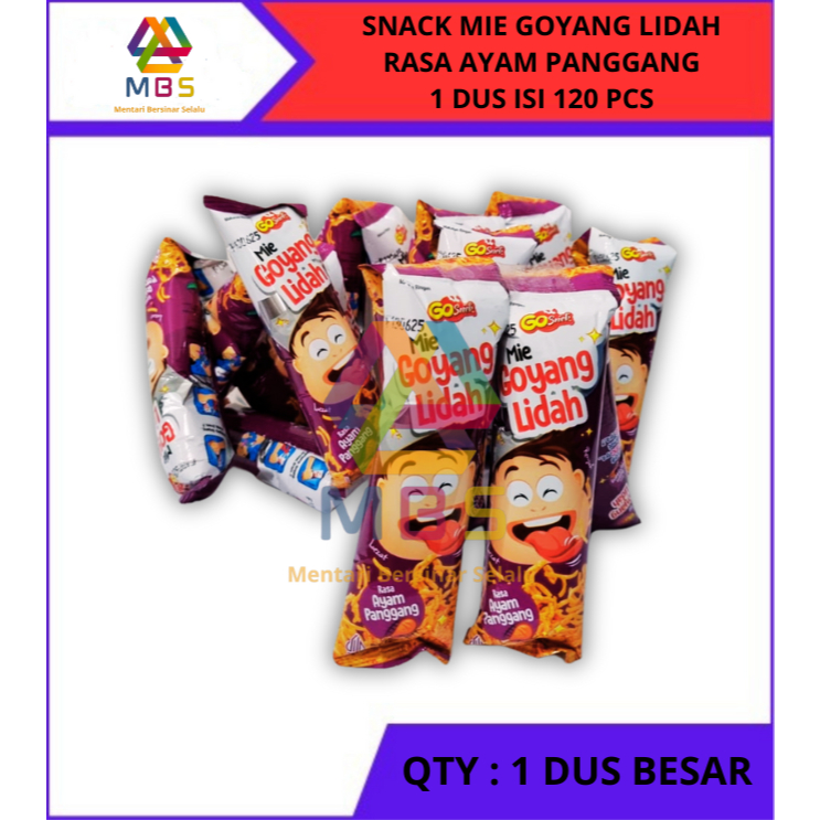 

HARGA 1 DUS ISI 120 PCS SNACK MIE KREMEZ GOYANG LIDAH RASA AYAM PANGGANG