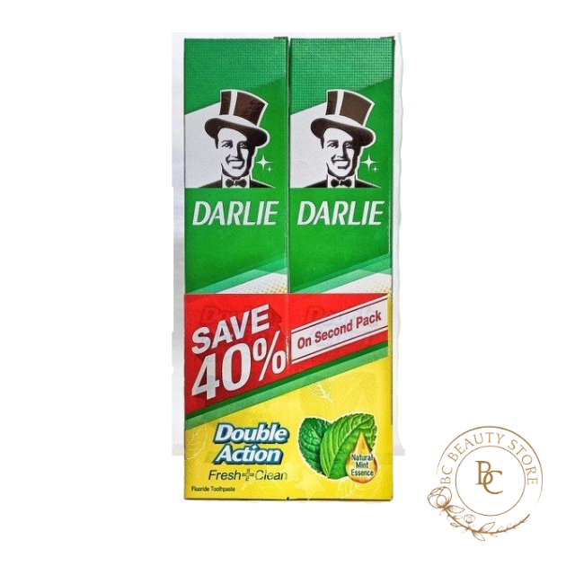 Darlie Double Action 225gr x 2 Original Strong Mint Twin Pack 225 gr