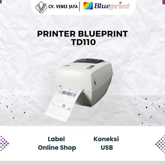 PRINTER BARCODE THERMAL BLUEPRINT TD110