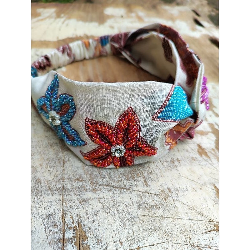 Bando Batik / Bando Payet / Headband Batik / Aksesoris Rambut