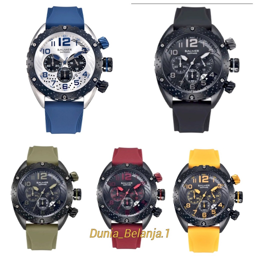 ORIGINAL 100% JAM TANGAN PRIA BALMER 8810 B.8810 SPORT CHONOGRAPH GARANSI 2 TAHUN