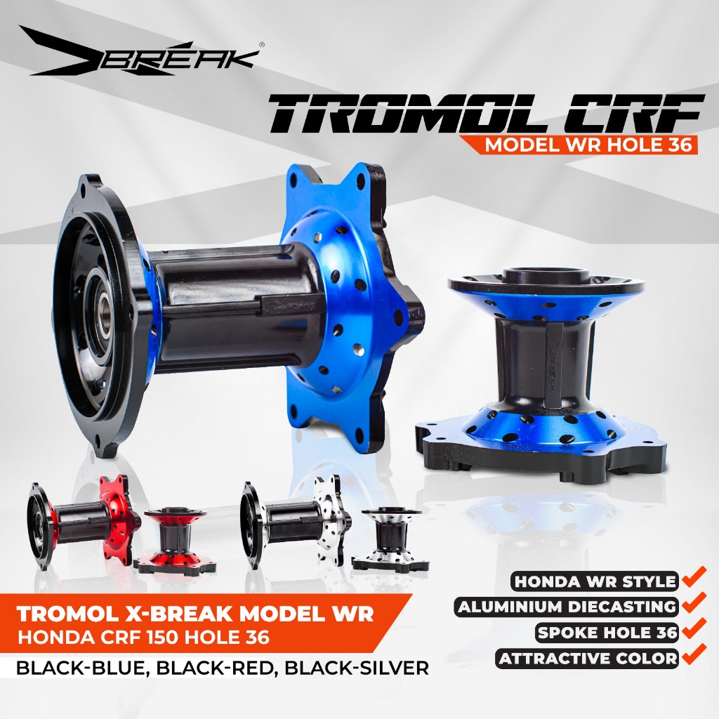TROMOL SET XBREAK CRF MODEL YAMAHA WR HOLE 36