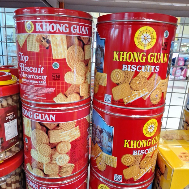 

KHONGGUAN biscuits Kaleng 650gram