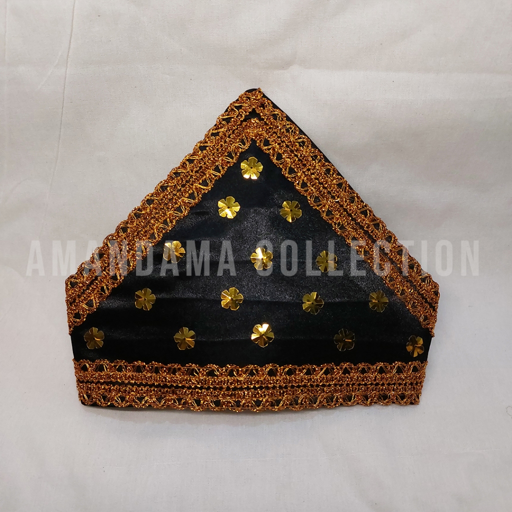 Topi adat Aceh Laki - laki - Topi tari Saman Aceh Laki - laki - Topi tari adat Aceh Laki - laki