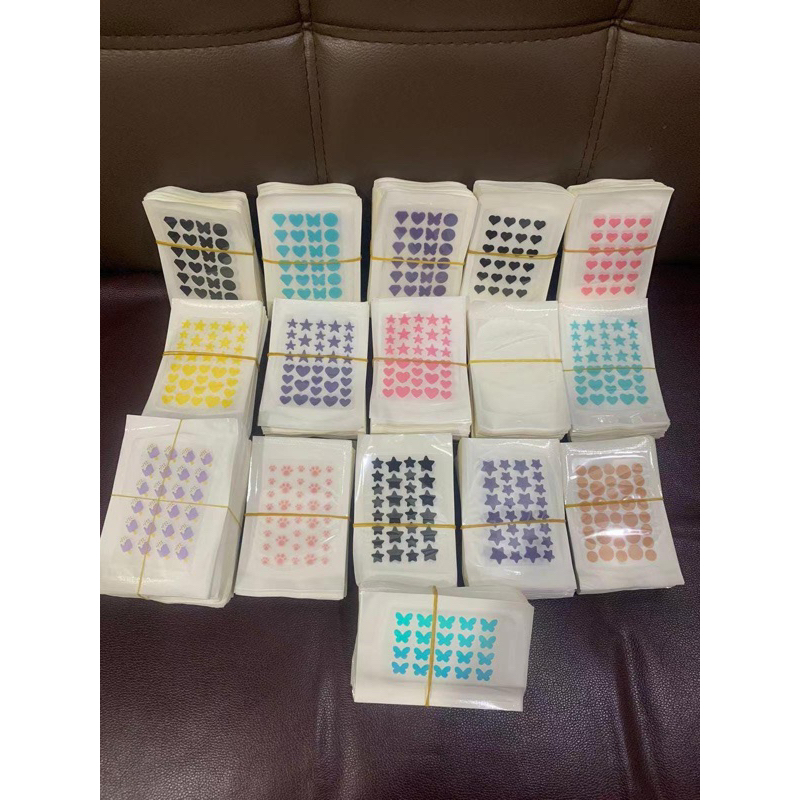 (PAP) Acne Patch Stiker Jerawat Colorful Hydrocolloid Acne Pimple Patch 36 pcs / Acne Pimple Patch J