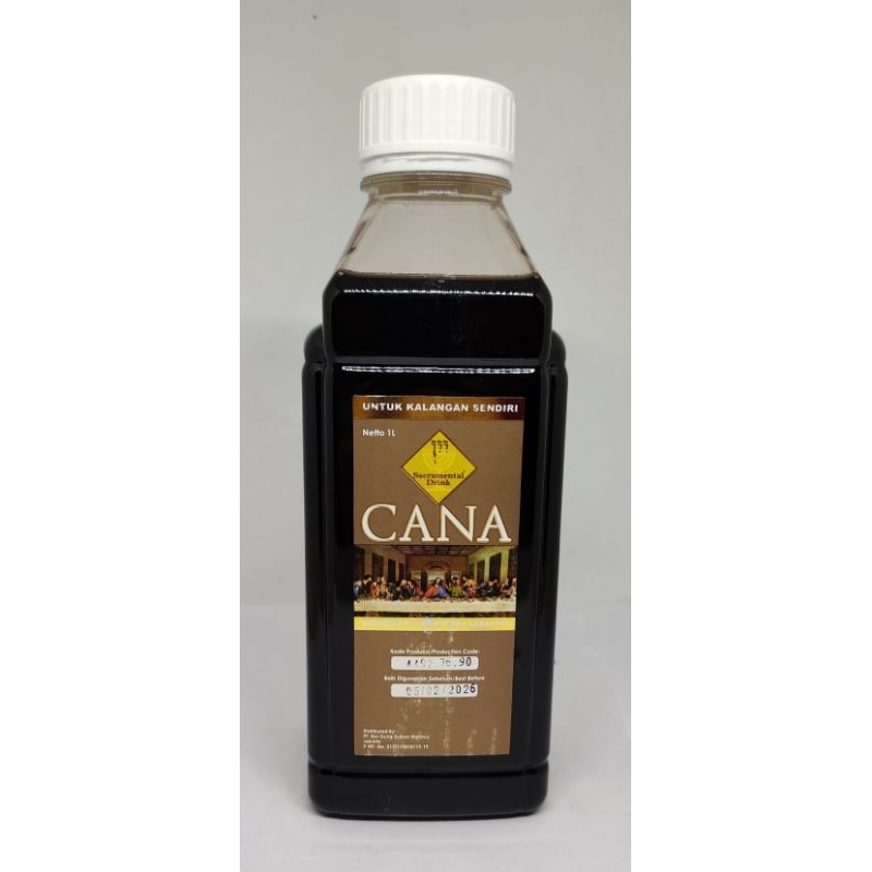 

ANGGUR PERJAMUAN KUDUS CANA 1 LITER