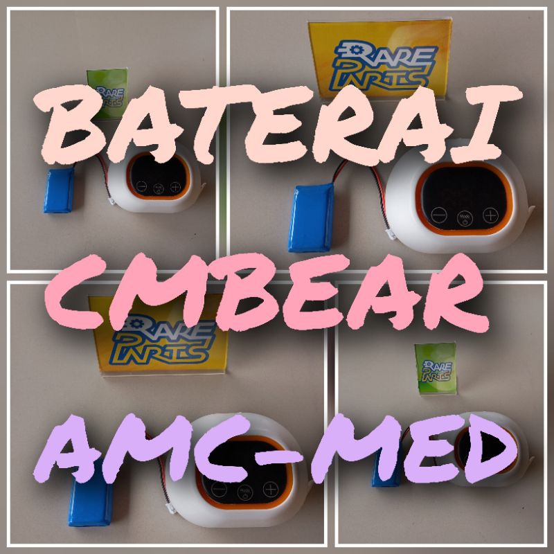Baterai Pompa ASI Cmbear AMC-MED Breast Pump Battery Batre Spare Part Sparepart Pengganti Ngedrop Dr
