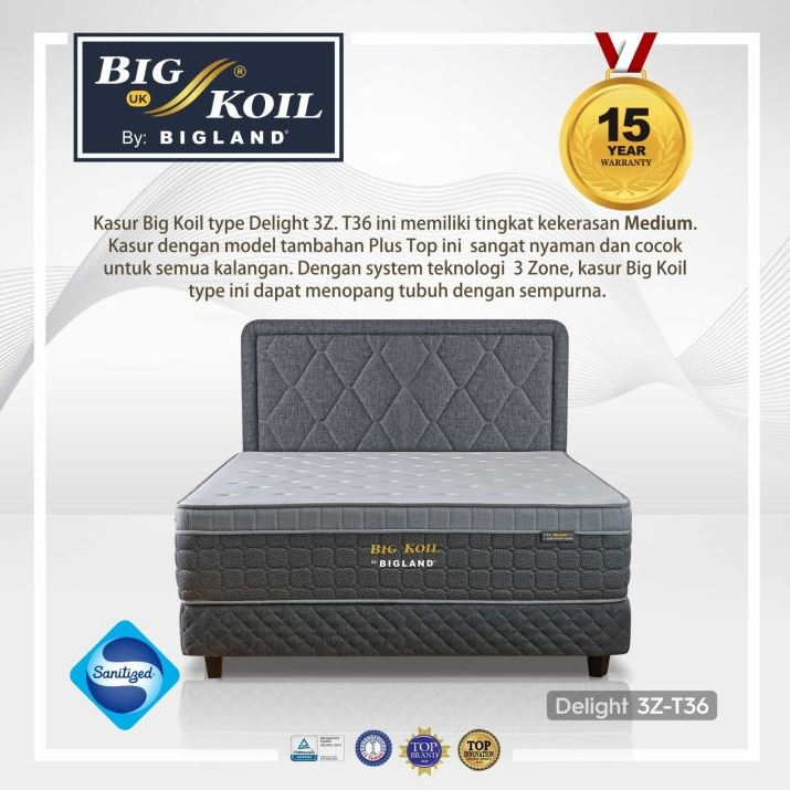 SET Springbed Big Koil Delight by Bigland BigKoil