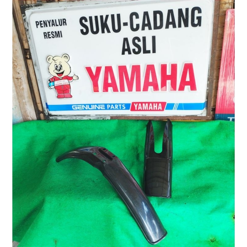 1Set Spakbor Depan Yamaha YT115 Slebor Hitam YT 115 YT-King Sepesial Front Fender Comp Black Enduro 