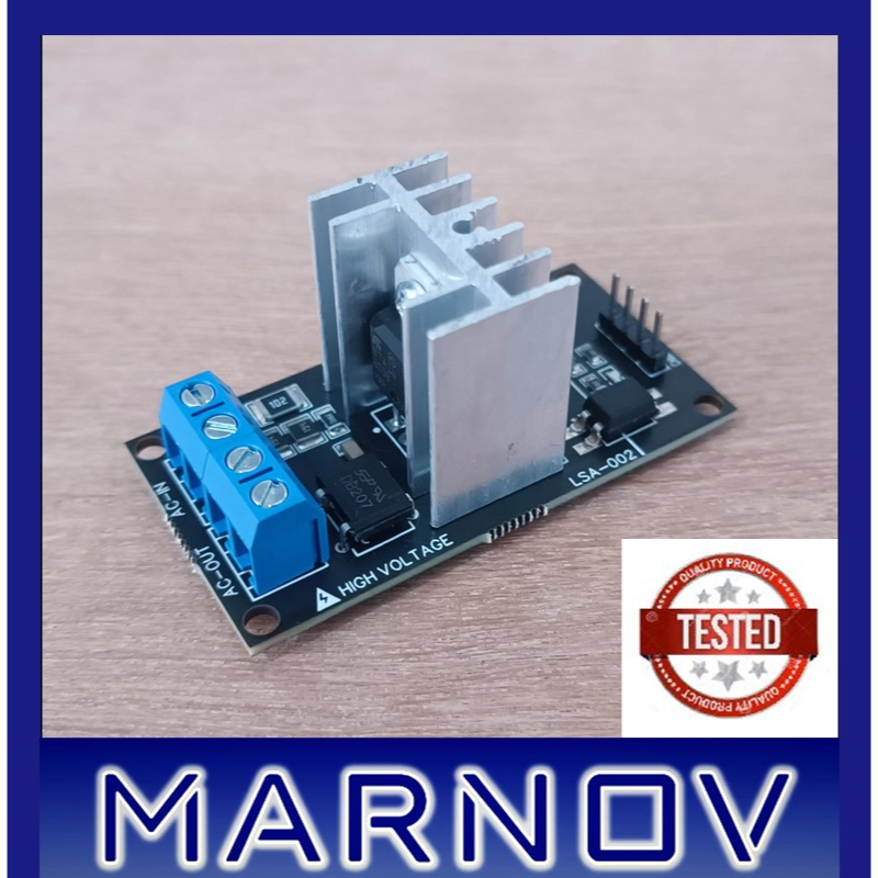LSA-002 AC Dimmer Module Modul Triac ZCD Arduino 1 Channel 5V 3.3V