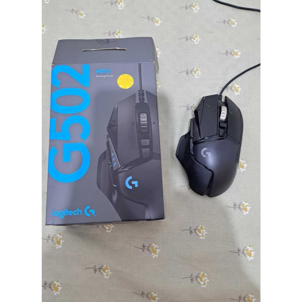 Mouse GAMING Second Bekas Logitech G502 Hero Wired RGB - Black Hitam
