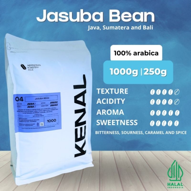 

Kenal coffee/kopi JASUBA bean/ground 100% Arabica 1kg