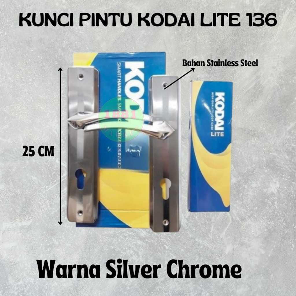 KUNCI PINTU RUMAH KODAI LITE 136 SC / HANDLE GAGANG PINTU KODAI 136 SC