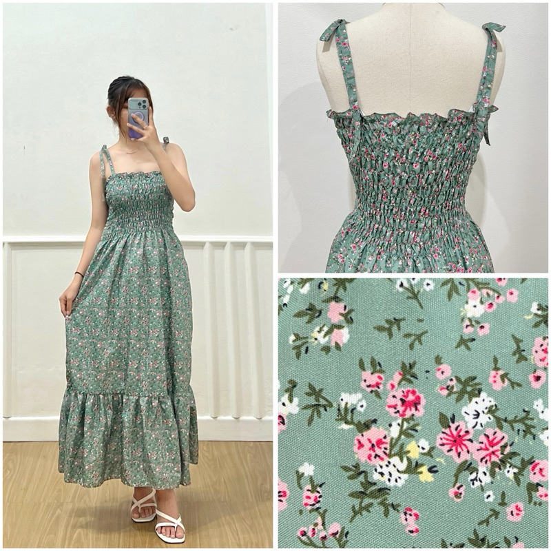 Tq88indonesia Long Dress Wanita Terbaru / CANDAKENSI DRESS TALI WANITA / DRESS TANKTOP PANJANG / Baj