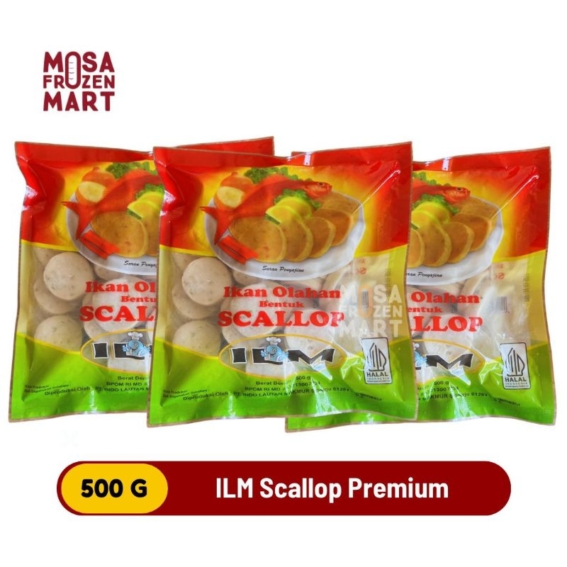 

ILM Scallop Premium 500 G | Olahan Ikan