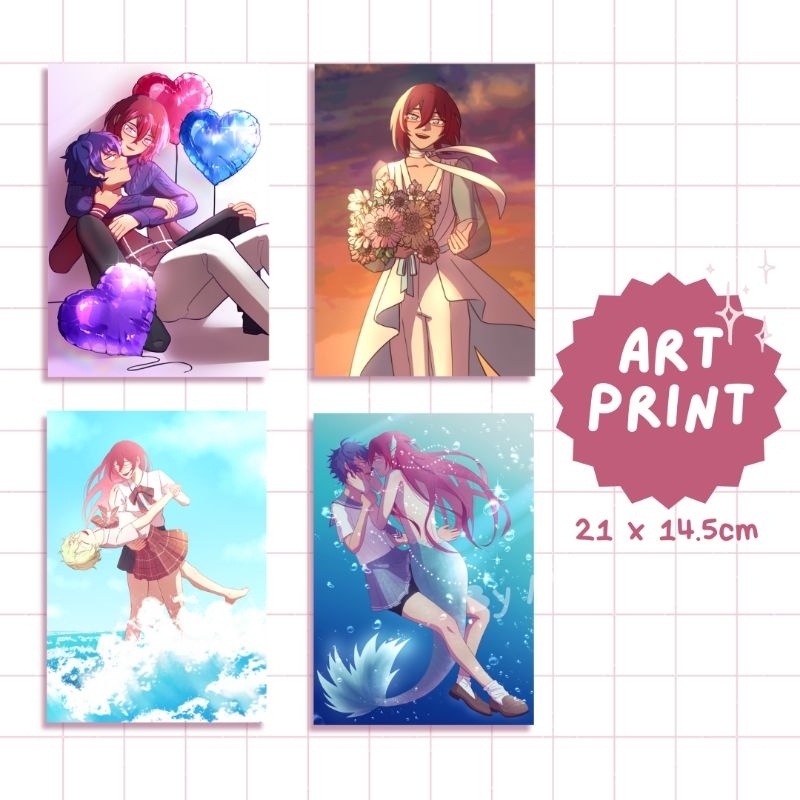 Ensemble Stars!! Fanart Artprint Matte - Ibara Hiyori Jun