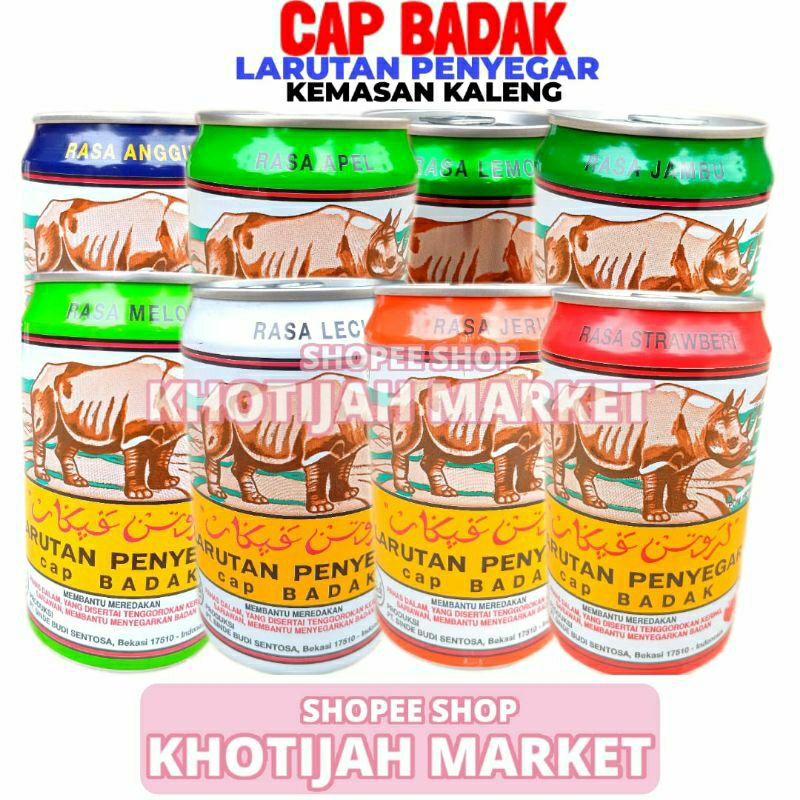 

Larutan Penyegar Cap Badak Kaleng 320gr