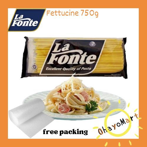 

La Fonte Pasta Fettuccine/ mie kering/ pasta gepeng 750grm