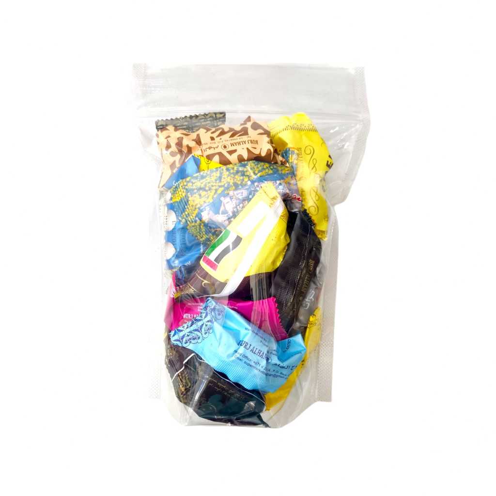 

Coklat Almond Kurma 250 I Cokelat Turki Isi Almond dan Kurma Pouch