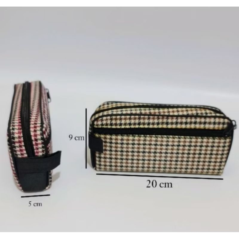 

tas pouch pensil dompet motif tempat penyimpanan pensil