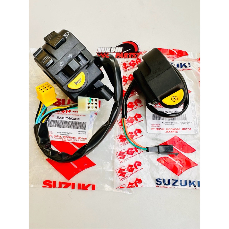 Saklar Set Kiri & Kanan Suzuki Satria Fu 150 Switch Kiri kanan Satria Fu 150 Karbu ORI