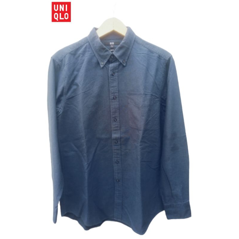 kemeja Pria UNIQLO lengan panjang