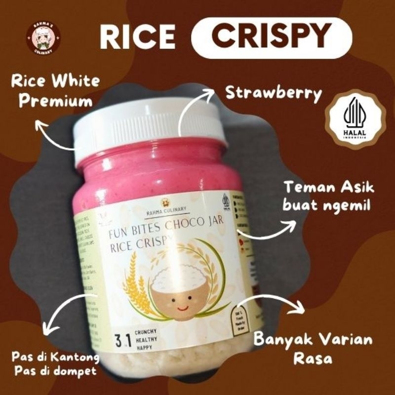 

Rice Crispy Choco Jar by Rahma - Strawberry