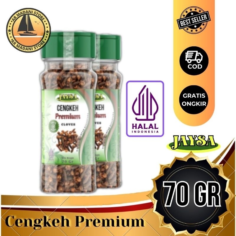 

JAYSA Cengkeh Utuh 70 gr / Cloves / Cengkeh Kering Super / Cengkeh Super / Cengkeh Kering Asli / Cengkeh Utuh / Cengkeh Kering Kualitas Ab / Cengkeh Utuh Grade Ab / Cengkih / Cengkeh / Bumbu Instan / Bumbu Masak / Bumbu Murah
