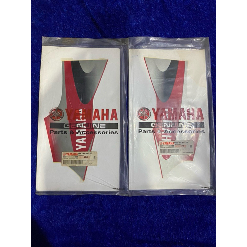 Striping sayap dalam Vega R Lama Merah Silver Original