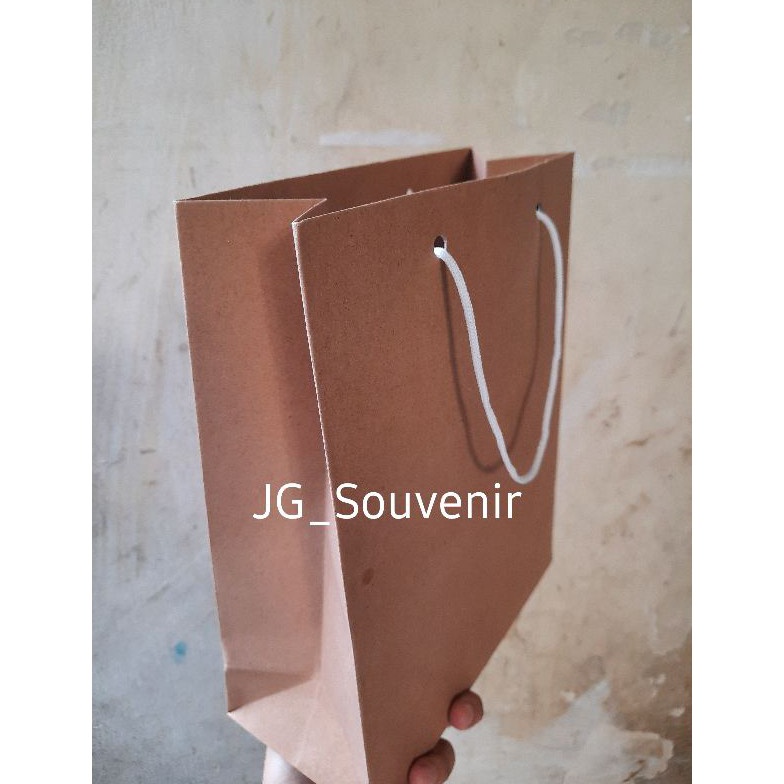 

READY STOCK PAPER BAG COKLAT TAS COKLAT KRAFT COKLAT POLOS ISI 12 UKURAN 2X25x8 MURAH