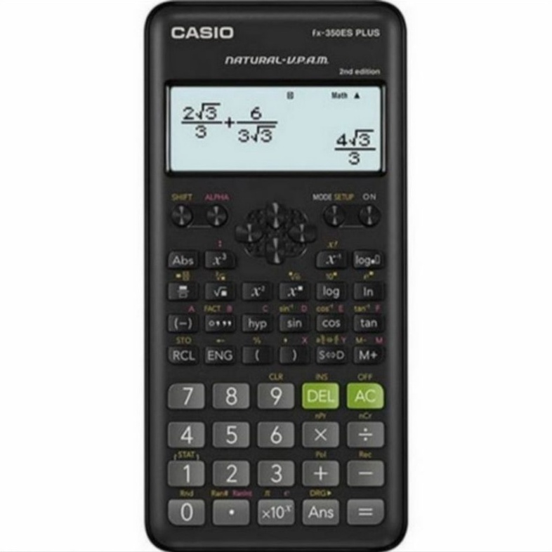 

DISKON SPESIAL Casio FX35ES PLUS ORIGINAL Kalkulator Ilmiah Scientific Calculator