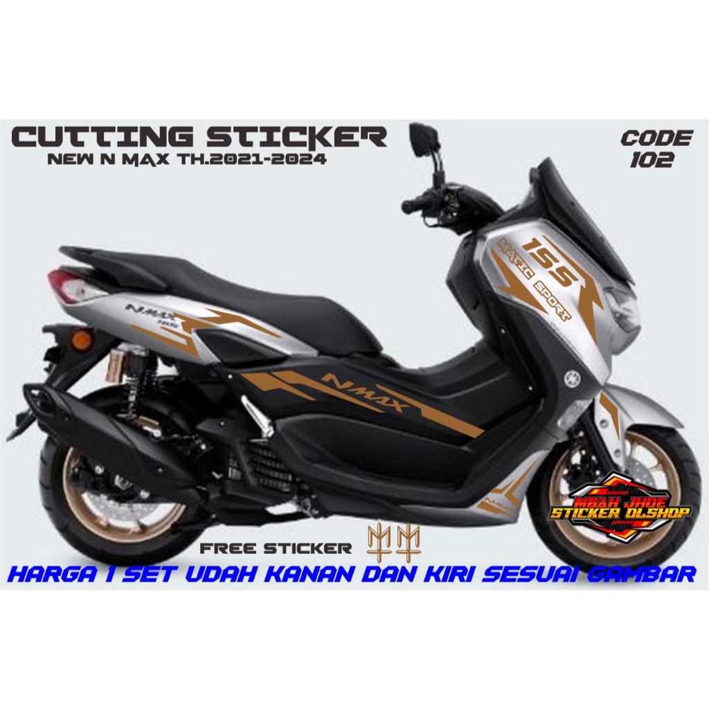 CUTTING STRIPING NMAX NEW STRIPING VARIASI NMAX NEW LIS VARIASI ALL NMAX TERBARU STIKER NMAX NEW 202