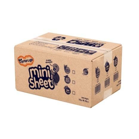 

Tartaruga Mini Sheet Crispy Seaweed Barbeque Flavour 3,2g x 120 pcs | BBQ (Snack Rumput Laut)