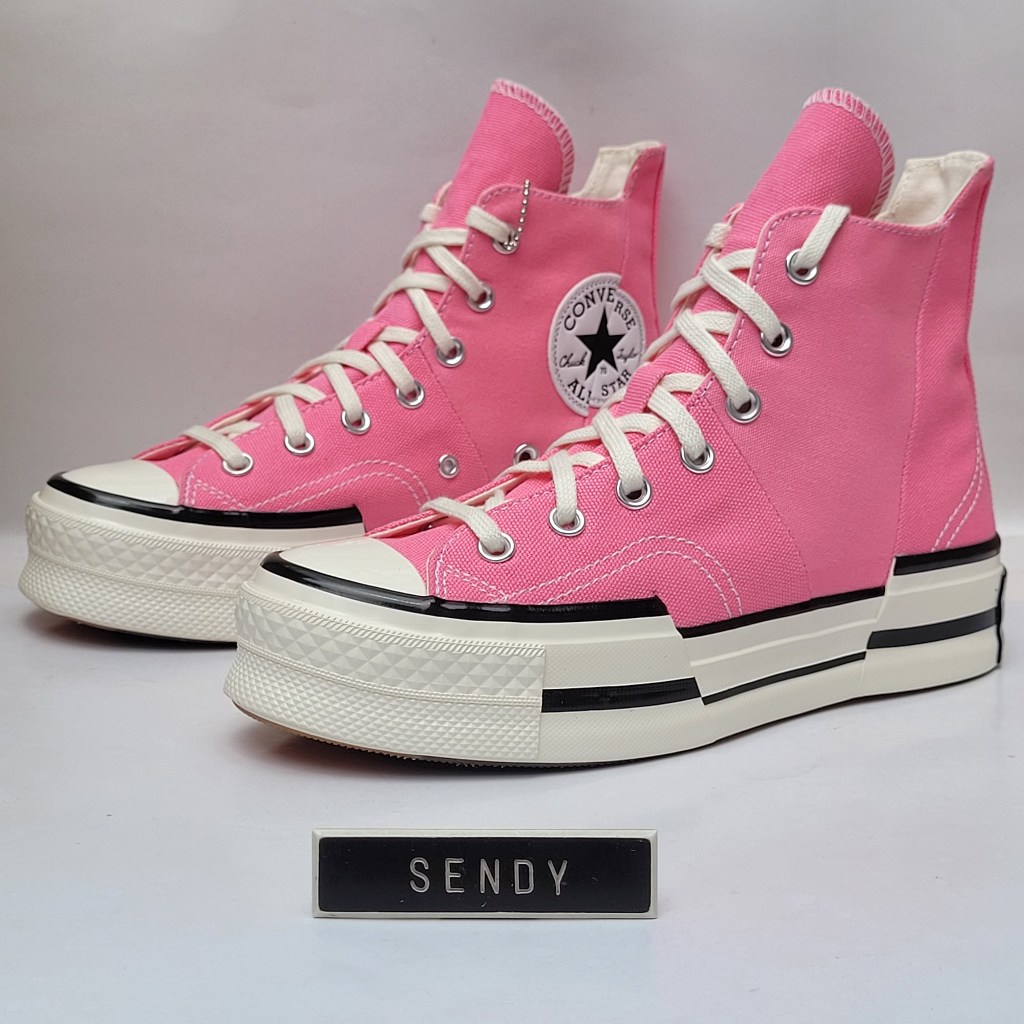 Converse Chuck 70 Plus HI Chuck Taylor All Star 70 Plus High Original 100% Ori A05466C Oops Pink Egr