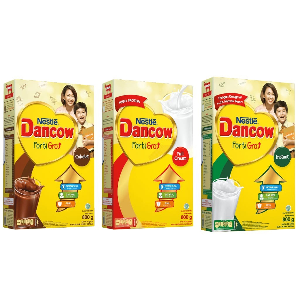 

DANCOW FORTIGRO 780 GRAM TERSEDIA DALAM 3 VARIAN RASA