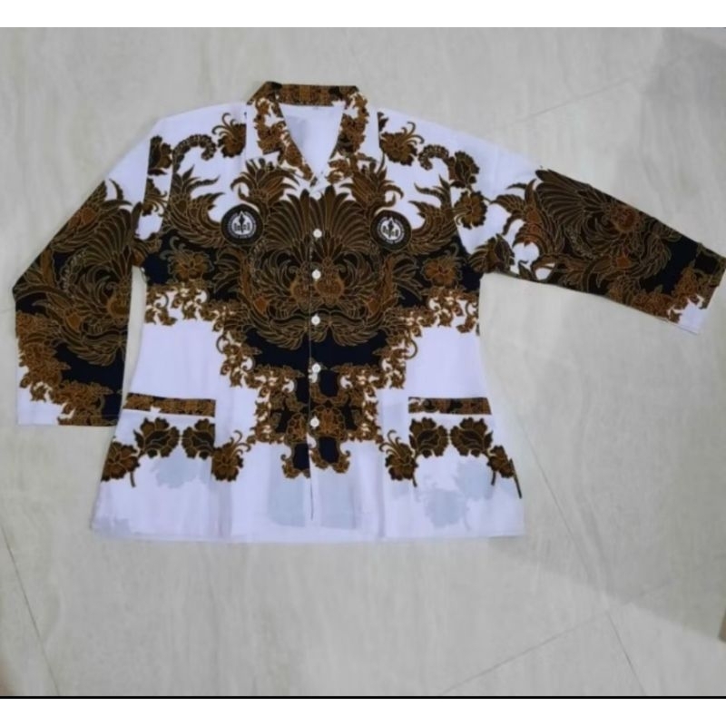 batik pgri coklat baju pgri coklat baju guru