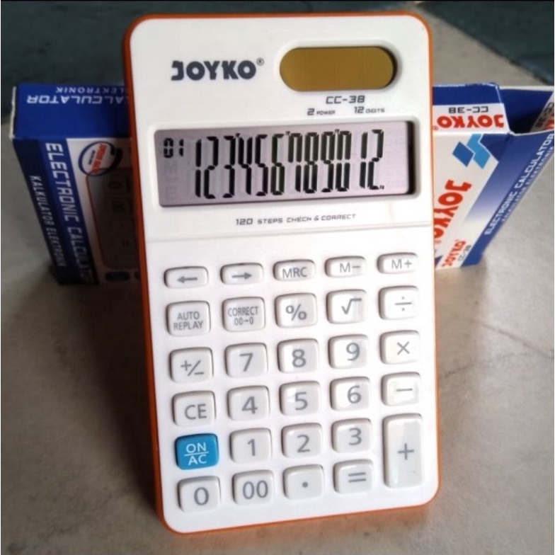 

SPESIAL DISKON Kalkulator JOYKO CC 38 Calculator Check Correct Bisa Cek Ulang CC38