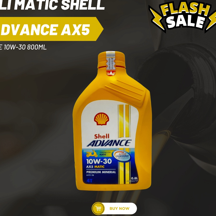 Terkini Oli Motor Shell Advance AX5 Matic 8ml Oli Mesin Shell Advance Matic