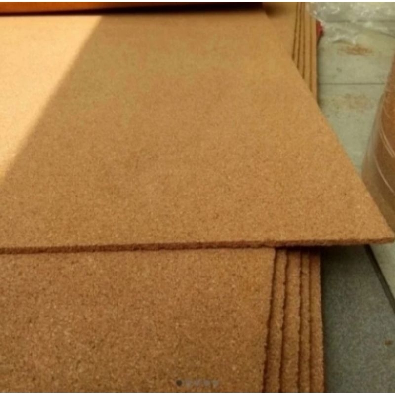 

Promo gabus Cork board 5mm x 60cm x 90cm gabus patah lembaran 5mm
