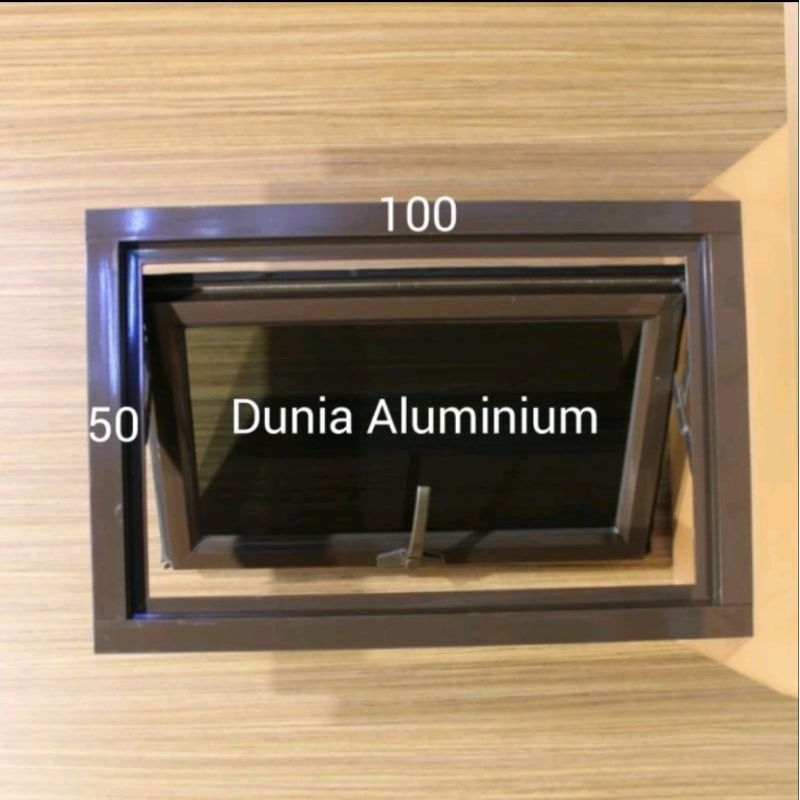 JENDELA ALUMINIUM 50X100 JUNGKIT / SWING