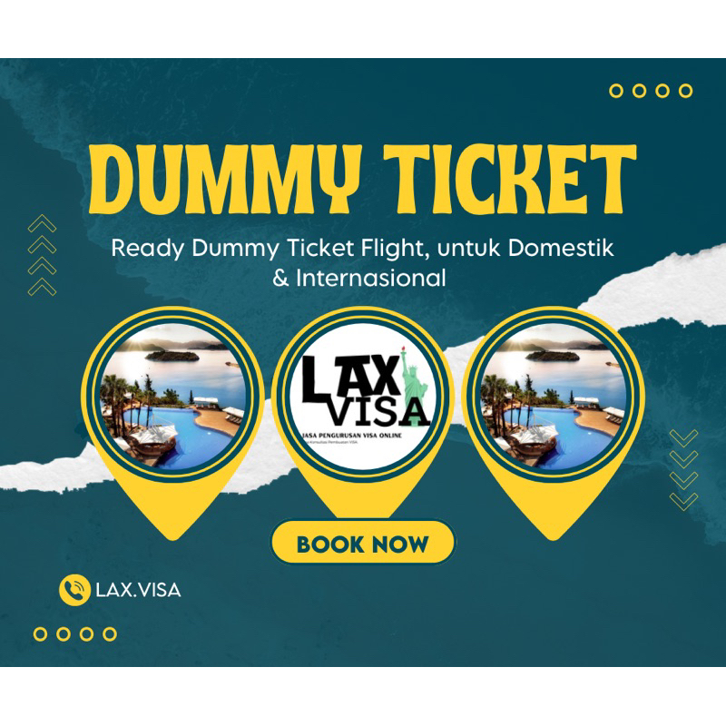 DUMMY TIKET PESAWAT FLIGHT INTERNASIONAL / DOMESTIK (VALID/TERCATAT DI SISTEM AIRLINES)
